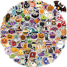 300 Pcs Halloween Pumpkin Stickers for Kids, Bulk Crafts for Kids