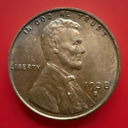 1938-S BN BU Lincoln Wheat Cent “Best Value on eBay" FAST SHIPPING 728