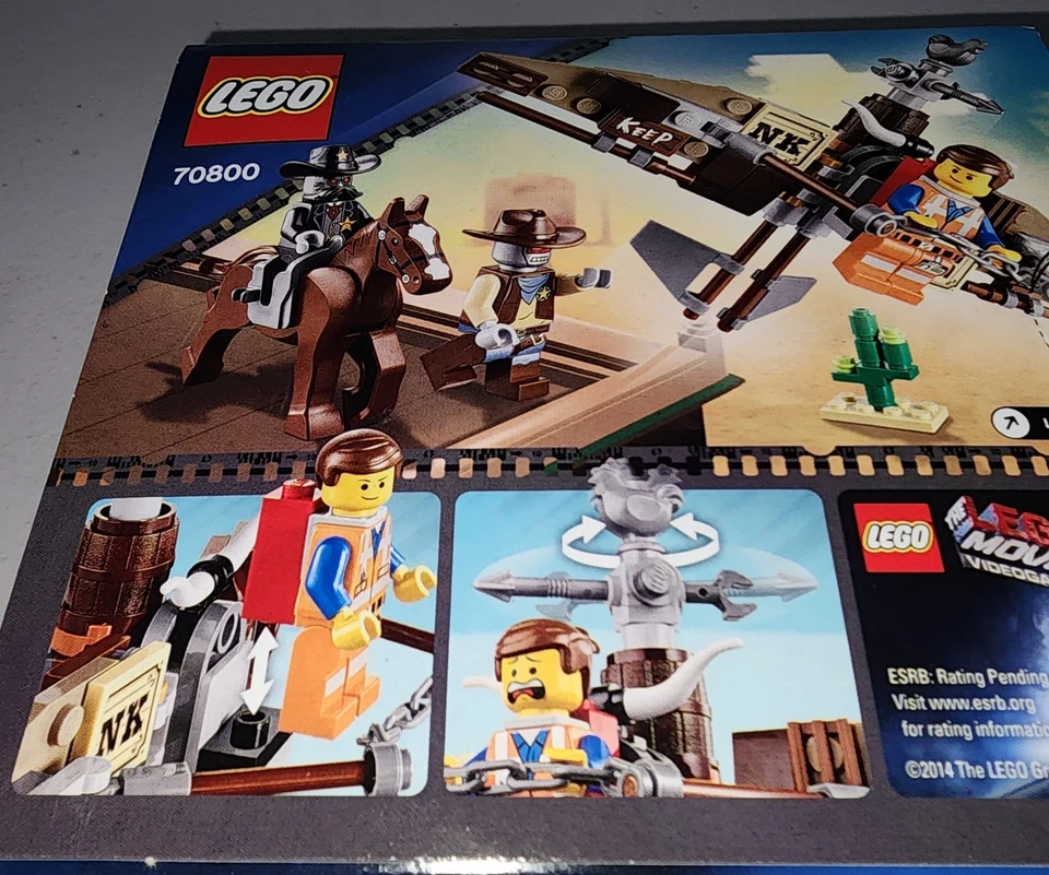 Lego 70800 The Lego Movie ~ GETAWAY GLIDER ~ NISB retired EMMET HORSE Deputron - Image 2 of 4