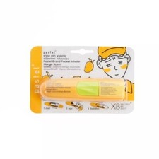 Pastel Pocket Essential Oil Inhaler Nasal Congestion Mango Scent 6 Pack