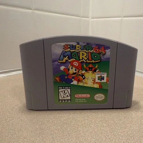 Nintendo Super Mario 64 Nintendo 64 Platformer Game Cartridge