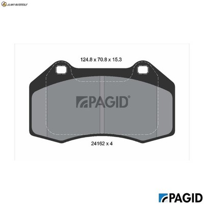 BREMSBELAGSATZ SCHEIBENBREMSE T1532N FÜR RENAULT CLIO/III MEGANE ALPINE 2.0L