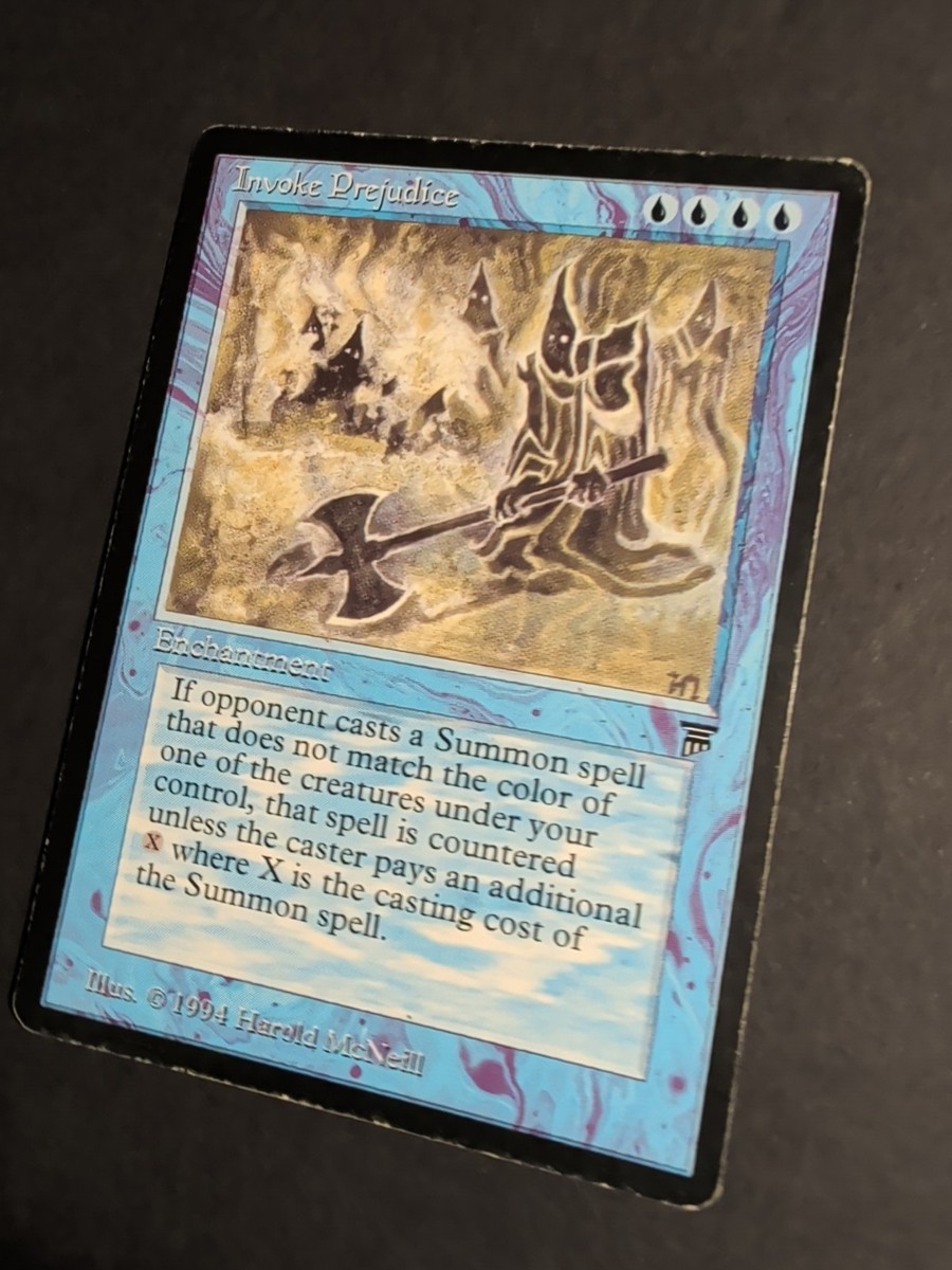 prejudice mtg card MTG Invoke 