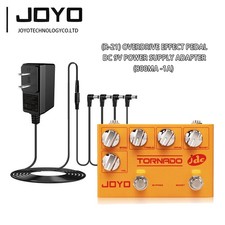 JOYO R-21 Overdrive Dual Channel Effect Pedal and DC 9V 800mA -1A Adapter