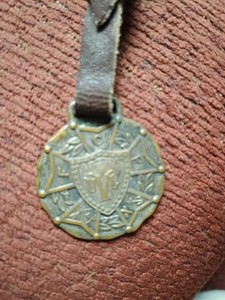  Union Veteran Legion Watch Fob With Strap Whitehead & Hoag 1861-1865