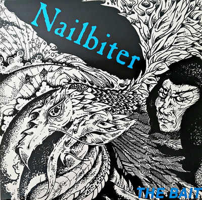 Nailbiter - The Bait - 2012 Blue Marble Vinyl EP (insert) UK - Punk / Hardcore