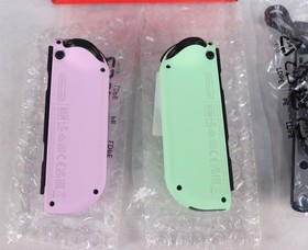 Nintendo Switch Joy-Con (L) / (R) Pastel Purple / Pastel Green Open Box