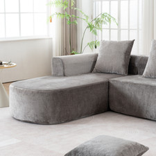Modular Sectional Sofa With L-Shape Chaise,Cloud Sectional Modern Sleeper Couch