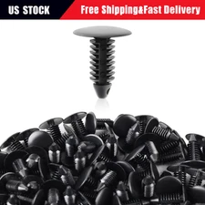 Bumper Clips Auto Car Hole Plastic Rivets Fastener Fender Push Pin 200Pcs