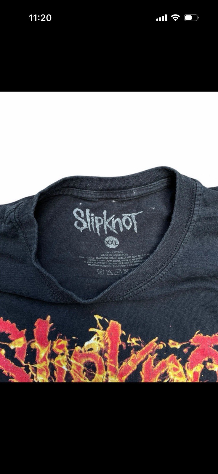 Slipknot 2020 Tour T-Shirt – XXL – Heavy Metal Band Tee – Vintage Style image 4