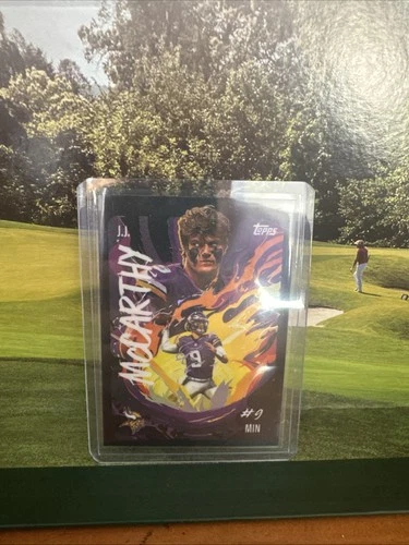 2025 Topps Chrome J.J. McCarthy Base (RAW)