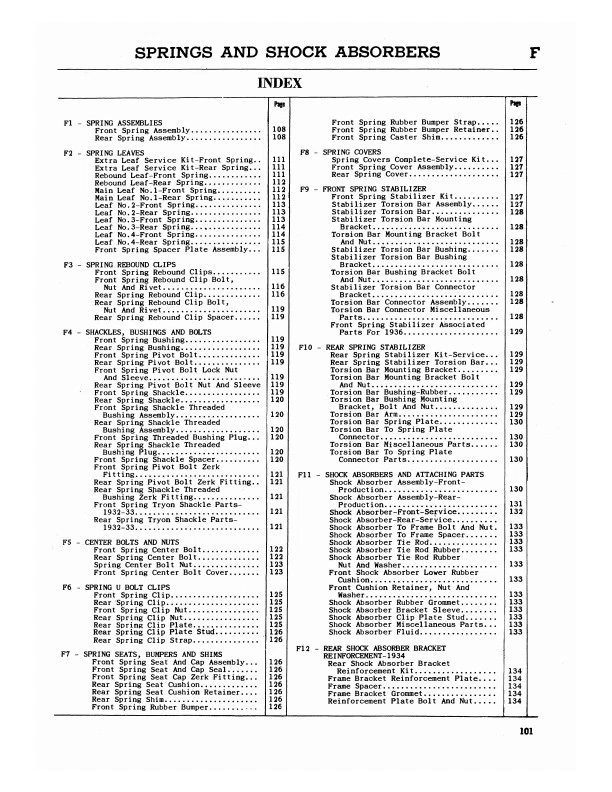 Libro de piezas ilustradas Hudson 1930 1931 1932 1933 1934 1935 1936 1937 1938 1939 Foto 2 de 4