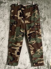 NATO Army Vintage Y2K Cargo Pants 33x30 Woodland Camo Camouflage Pattern