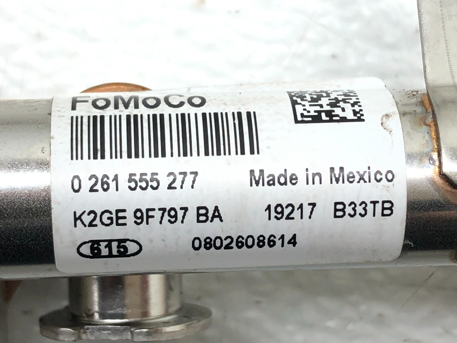 2020-2023 FORD EXPLORER 2.3L I4 FUEL RAIL LINE W/ FUEL INJECTORS OEM