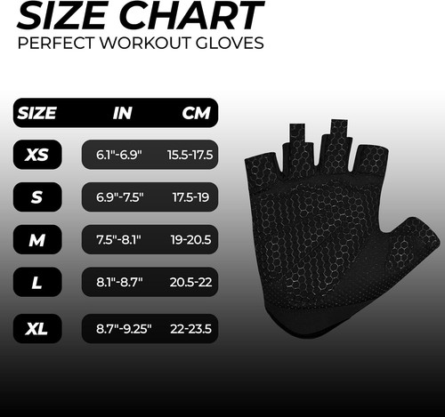 Guantes de levantamiento de pesas FIGHTSENSE, protección completa de la palma, uso de entrenamiento en gimnasio - Imagen 9 de 29