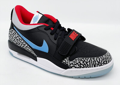 Nike Air Jordan Legacy 312 Low Sneakers Size 10.5 Mens Black Valor Blue