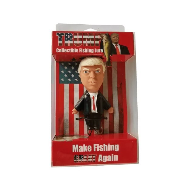 donald trump fishing lure A List Lures Topwater Lure, Novelty Bass with Treble Hooks, Floating Hard Bait for Freshwater and Saltwater Fishing, Collectible Fishing Gift : Sports & Outdoors Lets drain the swamp and then refill it with hungry bass who all love me Trump Vs Biden Fishing Lure