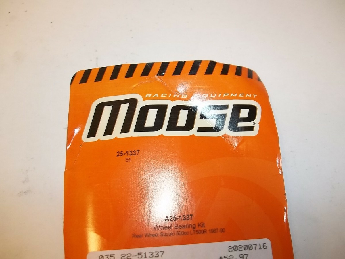 その他 E SUZUKI 87-90 LT500R REAR WHEEL BEARING & SEAL KIT 22-51337 MOOSE