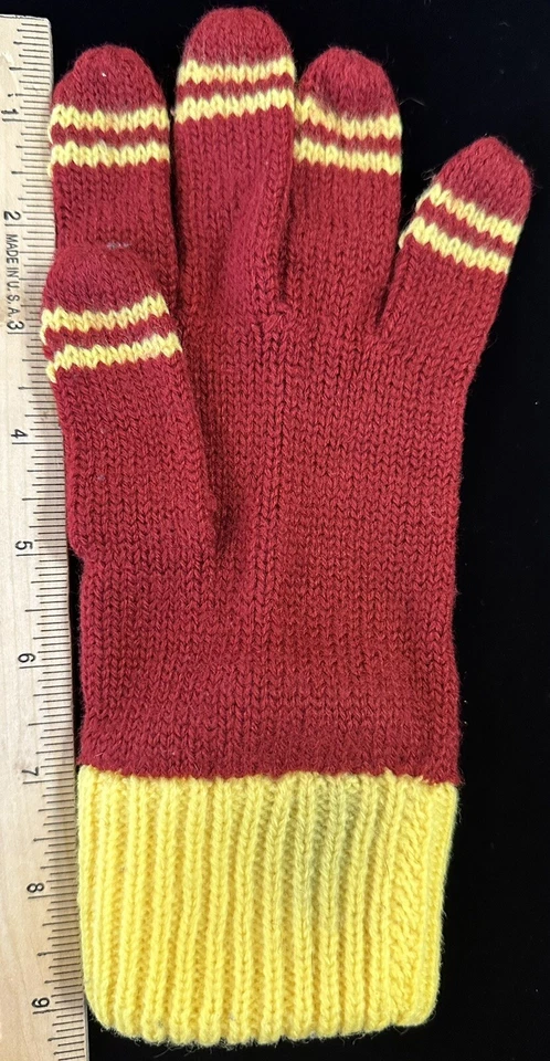 Guantes de Mago Harry Potter Gryffindor Granate Amarillo Mundo Mágico Griffindor Foto 4 de 4