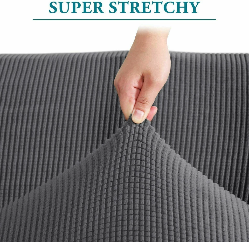 Stretch Couch Cover Sofa Cover Slip Cover Full Protect Thick Soft 1/2/3/4 Seater - image 3 of 4
