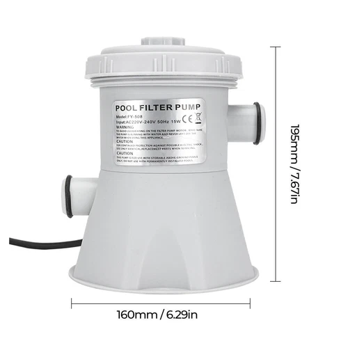 Filter Swimming Pool Water Pump Filter Electric Above Ground Inflatable Pools - Picture 4 of 12