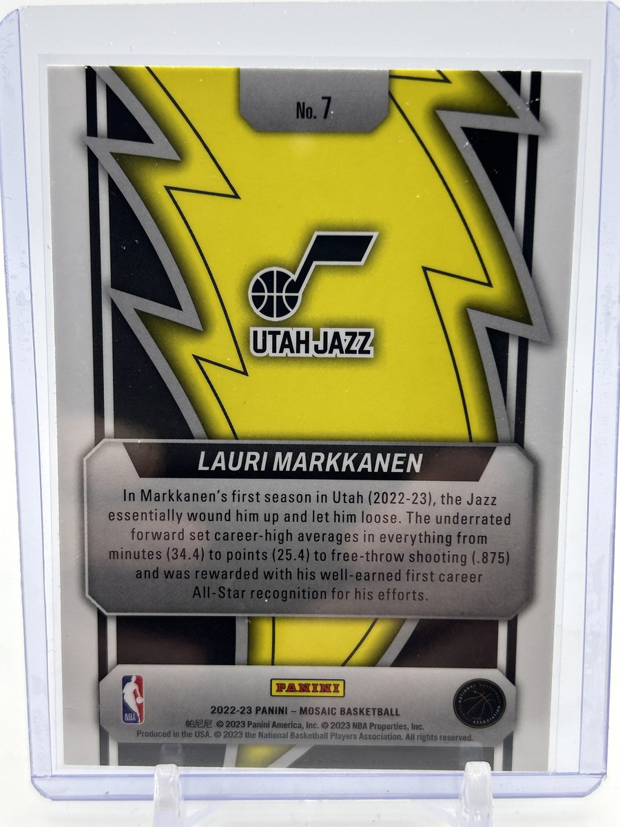 2022-23 Panini Mosaic #7 Lauri Markkanen Thunder Road | eBay