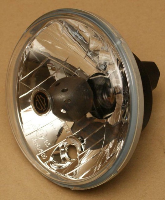 Harley Original Headlight Insert Clear Glass Headlight Reflector 5 3/4 Inch eBay