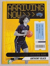 2023-24 Panini NBA Hoops Anthony Black Arriving Now #24 Orlando Magic