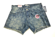 Old Navy The Diva Cut Off Shorts Womens 0 Blue Floral Pattern New With Tags