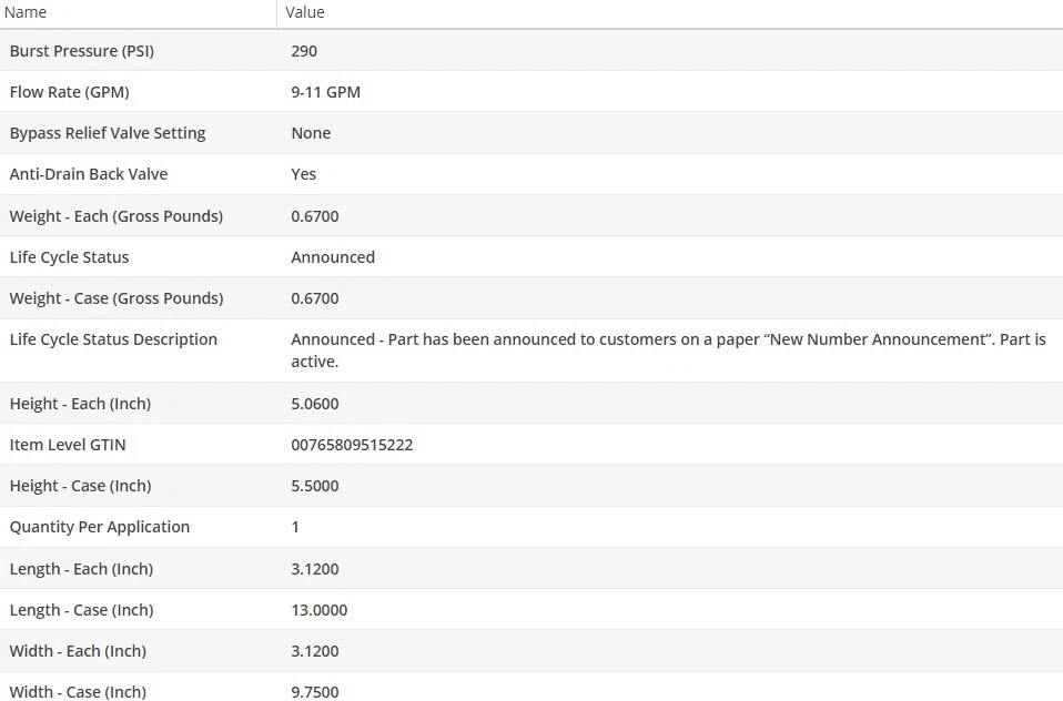 Filtro de aceite de motor OEM WIX para Chevrolet Monte Carlo 2006-2007 V6-3,5 L Foto 4 de 4