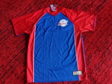 VINTAGE Baltimore Bullets  Hardwood Classic Warm Up Jersey 1/4 Zip -Neck 