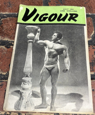 Vigour Vintage physique bodybuilders, strongmen, July 1951