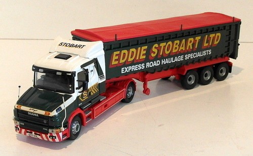 Corgi 1/50 Scale CC12802 - Scania T-Cab Bulk Tipper - Eddie Stobart Ltd. - Picture 2 of 5