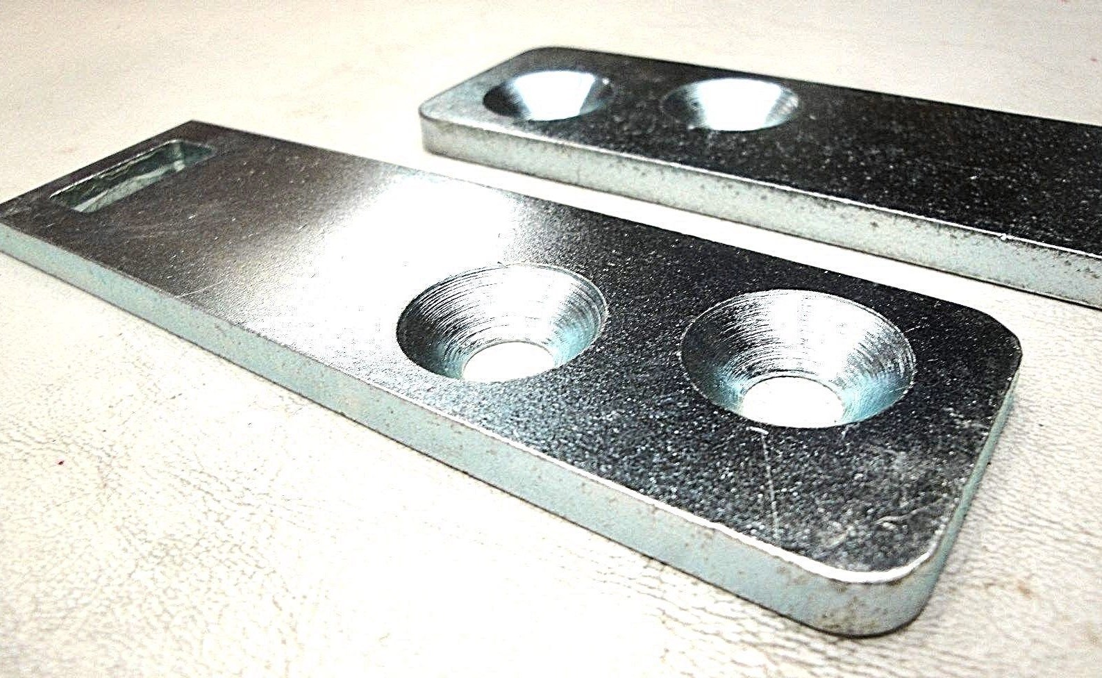 61 62 63 FORD TRUCK F100 UNIBODY TAILGATE LATCH PLATE PAIR NEW * eBay