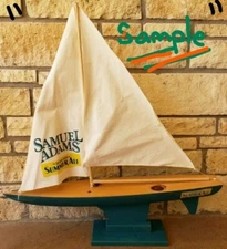 NEW IN BOX Samuel Adams Summer Ale Advertising Display Sail Boat w/ Display Base