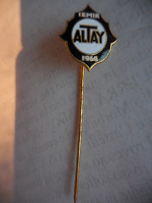 Altay Sport Kulubu Izmir Turkey Turkiye Football Badge