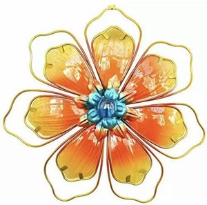 Giftme 5 Metal Stained Glass Floral Wall Art Decor Livingroom Bathroom Bedroo Ebay
