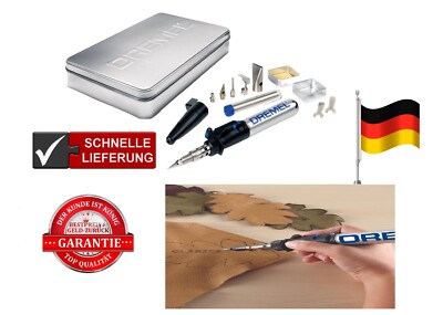 DREMEL Butan Gas-Lötkolben Versatip 2000-6 SET Löt-Schweißgerät, Zubehör, 1200°C