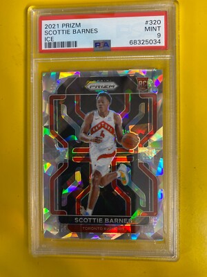 RS14762 2021-22 Panini Prizm Prizms Ice #320 Scottie Barnes ROOKIE