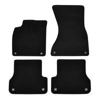 Velour FußMatten Automatten FüR Audi A7 C7 2010-2018 4-Tlg Schwarz