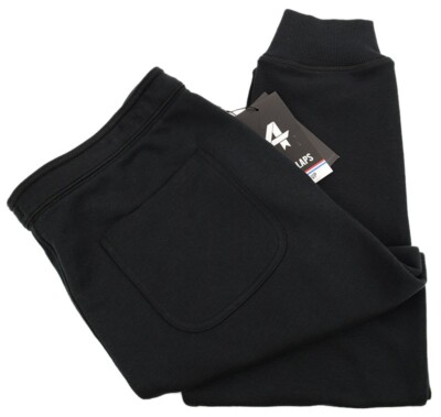 FOURLAPS Mens Black RUSH Athletic Fit French Terry Jogger Pants XXL NWT