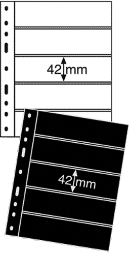 Foglio OPTIMA neri a 4 anelli - Leuchtturm - Imagen 9 de 12