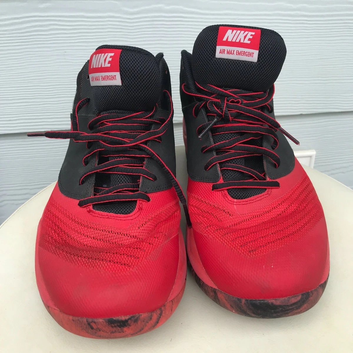 Nike air max emergent red basketball shoes sales