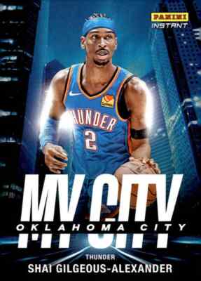 2024-25 Panini Instant Shai Gilgeous-Alexander MY CITY 1/268 SP Thunder #MY-6