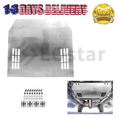 LOSTAR Aluminum Catalytic Converter Protection Shield Silver For 2009-2024 Ford F-150