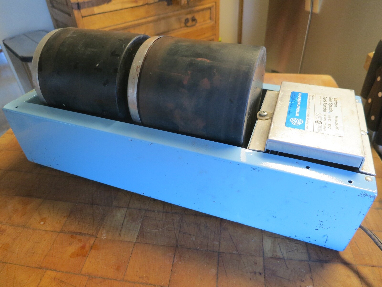 Vintage Lortone Gem Sparkle Rock Tumbler Model 33BNR Twin Tumbling Barrel eBay