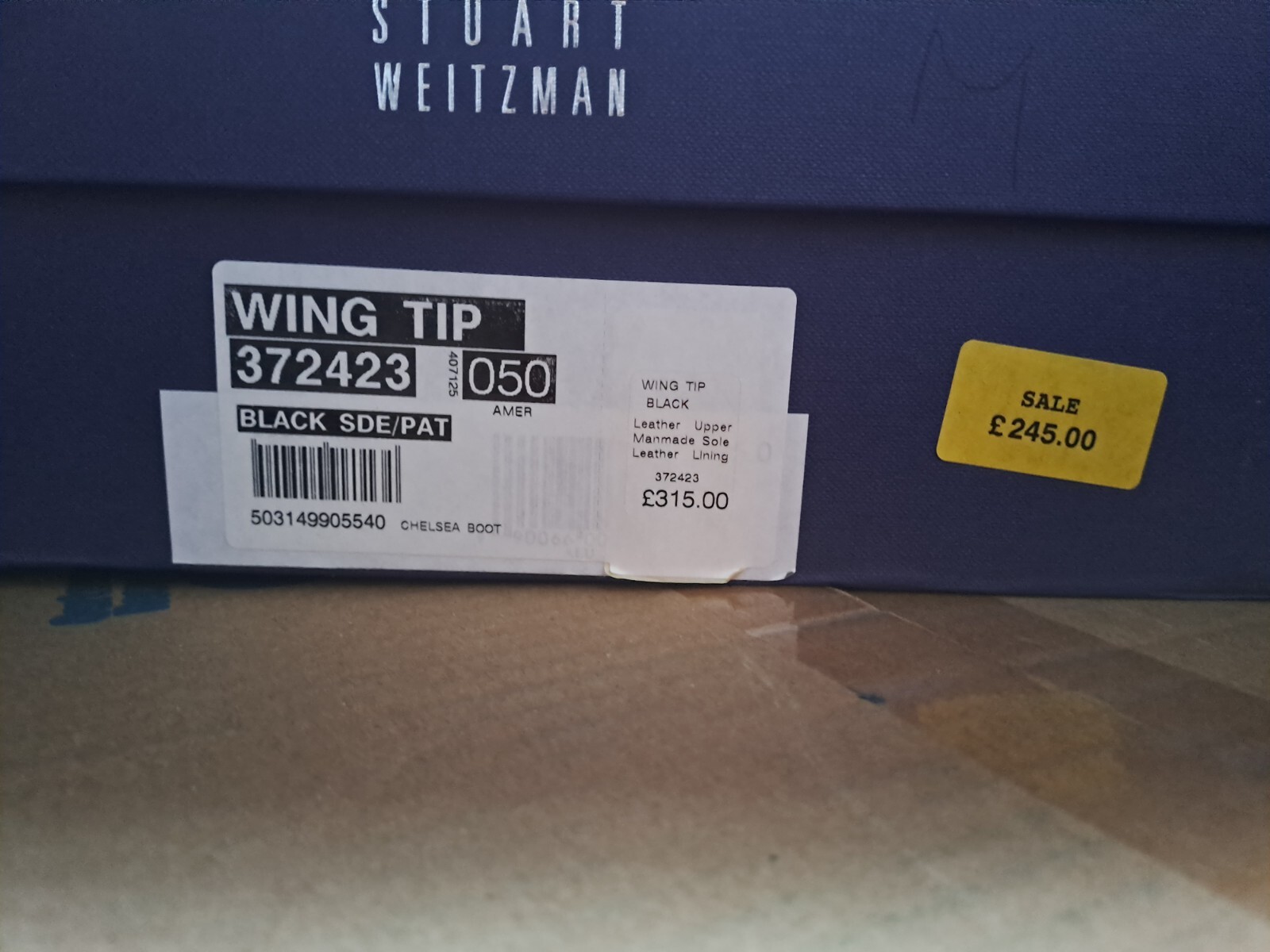 Stuart Weitzman Black Suede & Pattern Leather Win… - image 14