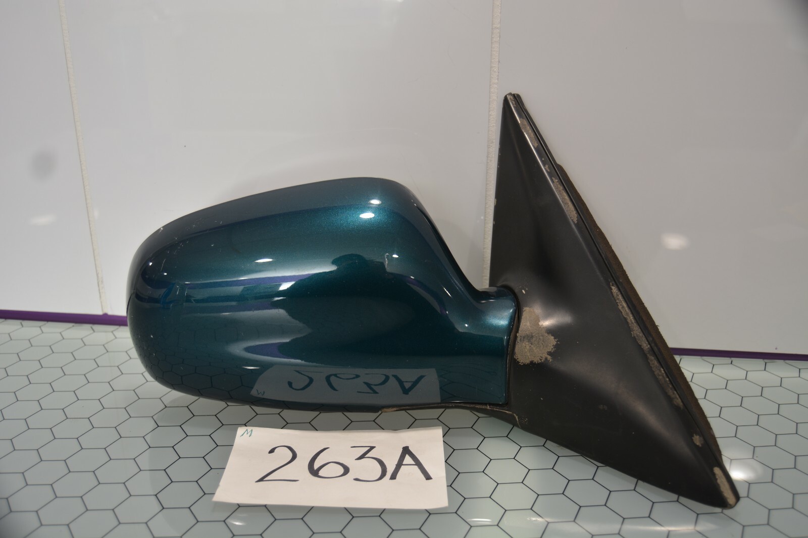 97 90 99 00 Deawood Leganza  PASSENGER side Mirror Power Green #263