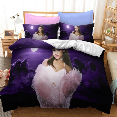 Juego de cama Ariana Grande funda nórdica sexy niña funda edredón individual doble king - Imagen 11 de 21