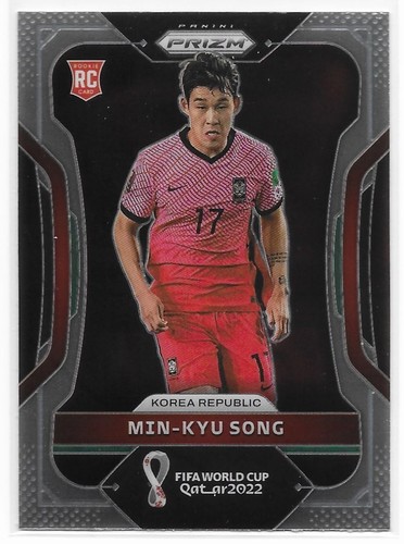 2022 Panini Prizm FIFA World Cup Min-Kyu Song Rookie Korea Republic #138
